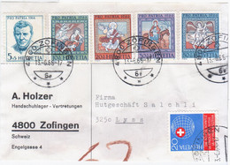Switzerland Schweiz Svizzera Helvetia 1966 Zofingen, Federer, Pro Patria - Autres & Non Classés