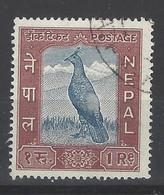 Nepal - 1959 - Usato/used - Bird - Mi N. 126 - Nepal