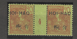 Indochine- Hoï-Hao _ 1 Millésimes (1904  Surchargé 2 Langues .  N°38 - Ongebruikt