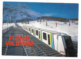 CP VAL D'ISERE, LE FUNIVAL, FUNICULAIRE DE MONTAGNE, SAVOIE 73 - Val D'Isere