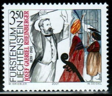 Liechtenstein - 2001  Gabriel Rheinberger, Musicien Unused Stamp - Covers & Documents