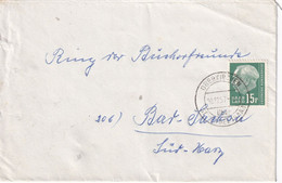 SAARLAND 1957 LETTRE DE OBERKIRCHEN - Andere & Zonder Classificatie