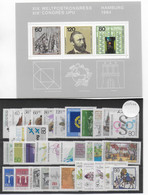 BRD - ANNEE COMPLETE 1984 ** MNH - YVERT N°1029/1065 - COTE  = 79.2 EUR - Annual Collections