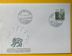 10674 - No 682 Zodiaque Lion Boudry 17.02.1983  FDC - Other & Unclassified