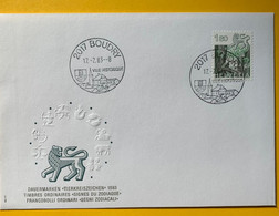 10674 - No 682 Zodiaque Lion Boudry 17.02.1983  FDC - Sonstige & Ohne Zuordnung