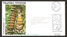 Polynésie 1988 N° 295 O FDC, Premier Jour, Plats, Gastronomie, Varo, Squille, Crevette, Crustacé - Covers & Documents