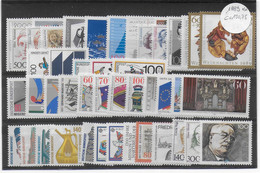 BRD - ANNEE COMPLETE 1989 ** MNH - YVERT N°1229/1275 - COTE  = 130 EUR - Collections Annuelles