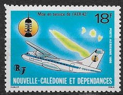 1986 Nouvelle Calédonie N° PA 252 Et 253  Nf** MNH. Avion ATR 42 ," Stockholmia 86" - Non Classés