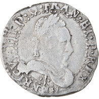 Monnaie, France, Henri III, Demi Franc, 1587, Limoges, TB+, Argent, Sombart:4716 - 1574-1589 Henry III