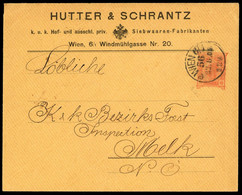 1905, Österreich, PU, Brief - Oblitérations Mécaniques