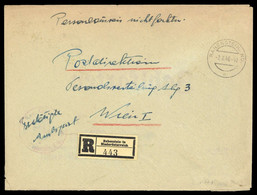 1946, Österreich, Brief - Oblitérations Mécaniques