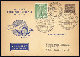 1952, Berlin, PU 5 U.a., Brief - Altri & Non Classificati