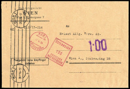 1954, Österreich, Brief - Mechanische Stempel