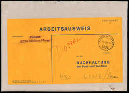 1989, Österreich, Brief - Mechanische Stempel