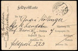 1916, Österreich, Brief - Mechanische Stempel