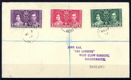 1937, Neufundland, 218-20, Brief - Zonder Classificatie