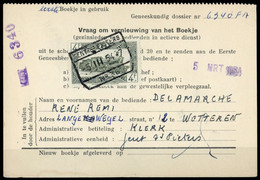1949, Belgien Eisenbahnpaketmarken, 282 A, Brief - Andere & Zonder Classificatie