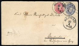 1863, Altdeutschland Preussen, U27aA U.a., Brief - Enteros Postales