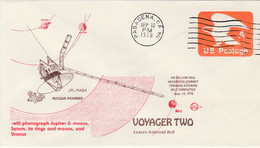 N°699 N -lettre Entier Postal (cover) -Voyager Two - Amérique Du Nord