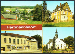 E2246 - TOP Hartmannsdorf Gaststätte Sächsischer Hof - Reichenbach Verlag DDR - Hartmannsdorf