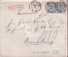 POLAND 1871 Braslau To Braunschweig Cover - Otros & Sin Clasificación