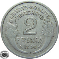 LaZooRo: France 2 Francs 1946 B VF / XF - 2 Francs