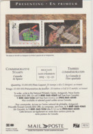 1992 Canada Post Letter Mail Presenting Poste Lettre En Primeur  Space Ere Spaciale - Postgeschiedenis