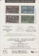 1992 Canada Post Letter Mail Presenting Poste Lettre En Primeur 1942 WW II Dar Days Indeed Les Temps Sont Sombres - Postgeschiedenis