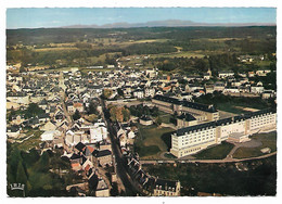 CPSM USSEL, VUE GENERALE AERIENNE, CORREZE 19 - Ussel