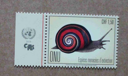 Ge18-01 : Nations-Unies (Genève) / Protection De La Nature - Escargot Terrestre De Cuba (Polymita Picta) - Nuovi