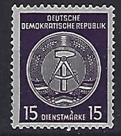 Germany (DDR) 1957-60  Dienstmarken B (**) MNH  Mi. 36 (type  4) - Mint