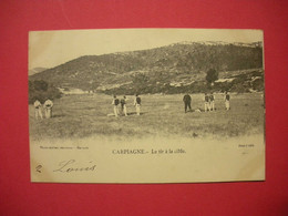 13 Carpiagne 1905 Le Champ De Tir à La Cible RARE éditeur Risont Photo-Atelier Beaudoin Dos Scanné - Schieten (Wapens)