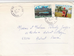 LETTRE POLYNESIE. PAR AVION. 1982 - Covers & Documents