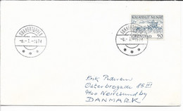 Greenland - Cover Sent To Denmark 1974. Used Sukkertoppen.  H-1405 - Andere & Zonder Classificatie