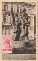 Carte Maximum - Gand - Monument Edouard Anseele - 1934-1951