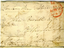 GB 1826? Free Front Signed Egerton From London To Portsmouth - ...-1840 Vorläufer