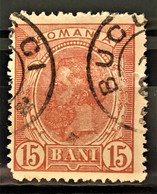 ROMANIA 1893/98 - Canceled - Sc# 124 - 15b - Gebraucht