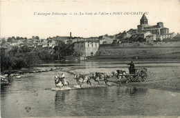 Pont Du Château * Les Bords De L'allier * Attelage Chevaux - Pont Du Chateau