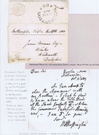 Northampton Free Franking Abuse 1805 Letter Franked Free Sir George Gunning NORTHAMPTON 66 Mileage Cds OCT 12 1805 - ...-1840 Precursores