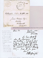 Northampton Free Franking Abuse 1805 Letter Franked Free Sir George Gunning NORTHAMPTON 66 Mileage Cds OCT 12 1805 - ...-1840 Vorläufer