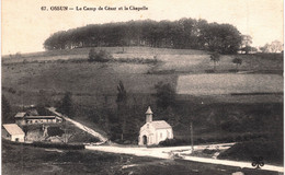 Carte POSTALE Ancienne  De  OSSUN - Le Camp De César & La Chapelle - Ossun