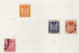Nouvelle-Zelande (1931-54)   - Fiscaux-Postaux  Armoiries -  Neufs* Et Obliteres - Postal Fiscal Stamps