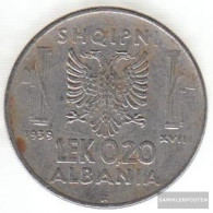 Albania Km-number. : 29 1939 R Extremely Fine Steel Extremely Fine 1939 0,20 Lek Italian Cast - Albanien