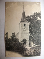 Carte Postale Suisse - Eglise De Fiez ( Petit Format Noir Et Blanc Non Circulé) - Fiez