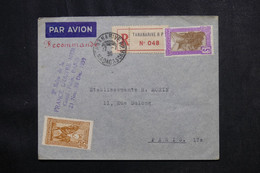 MADAGASCAR - Enveloppe Commerciale En Recommandé De Tananarive Pour Paris En 1939 - L 73045 - Autres & Non Classés