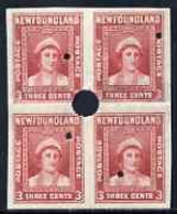 76357  NEWFOUNDLAND, KG6 , ROYALTY, QUEEN MOTHER   IMPERF PROOF As SG278 - Other & Unclassified