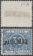 Taxe - TX15A + Surcharge CHATELINEAU Oblitéré - Stamps
