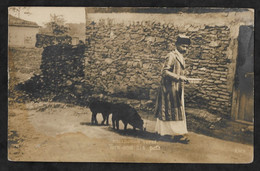 CPA Macédoine Macedonian Types Turk And His Pets Carte Photo - Macédoine Du Nord