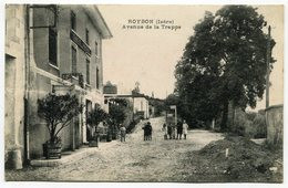 RC 18579 ISERE 38 CPA ROYBON AVENUE DE LA TRAPPE TB - Roybon