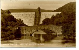 POWYS - RHAYADER - ELAN VALLEY - PEN-Y-CAREG DAM RP Pow100 - Radnorshire